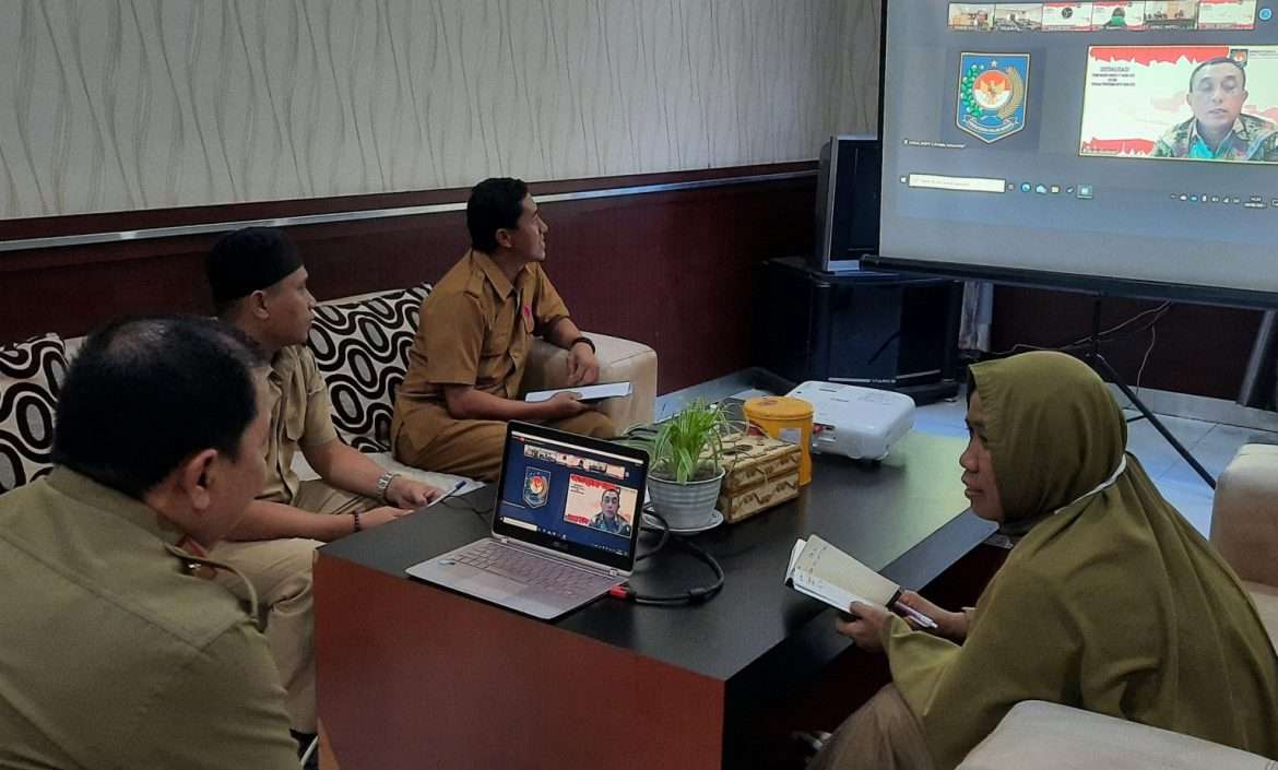 Pemkab Pasangkayu Ikuti Vidcon Dengan Kemendagri Terkait Penyusunan RKPD 2022