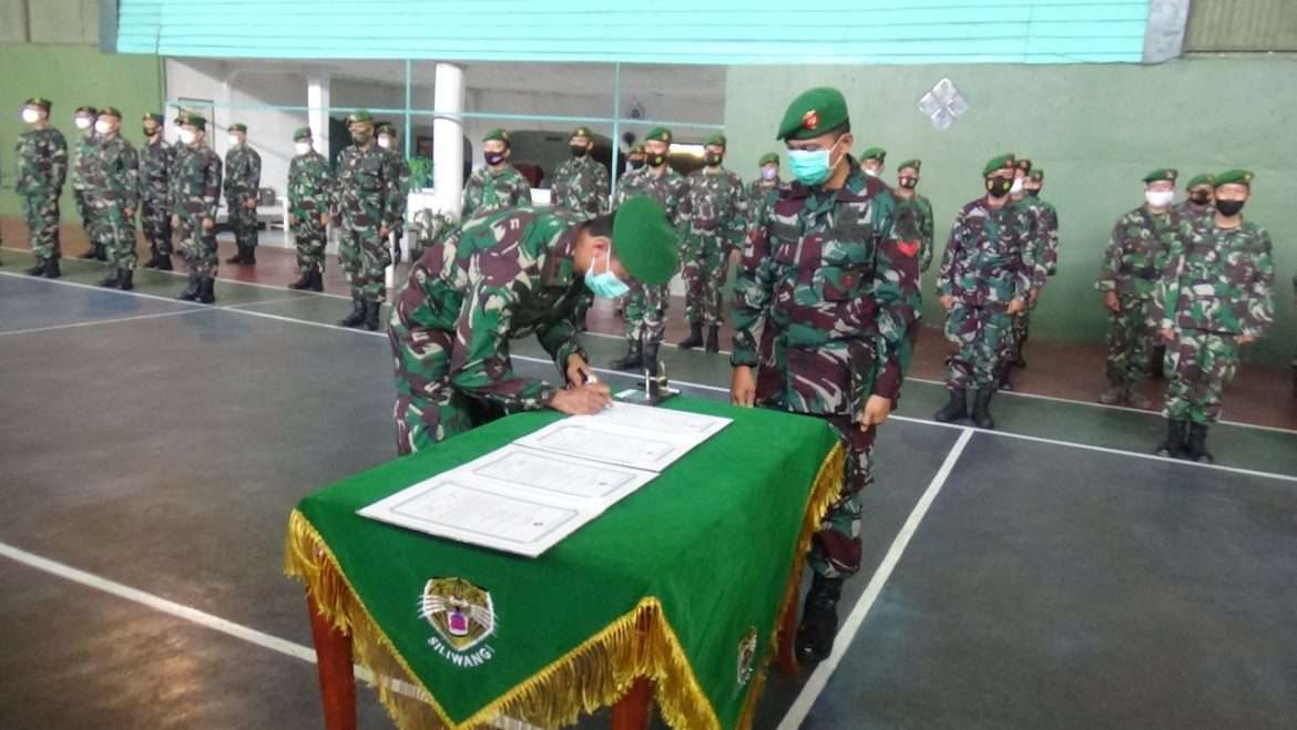 Kodim 0607/ Kota Sukabumi Gelar Sertijab Kasdim Serta 3  Dan Ramil