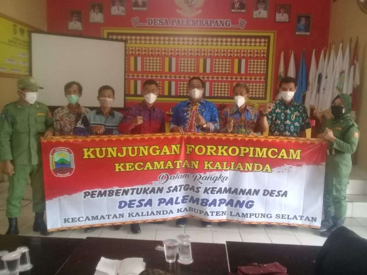 Agenda Hari ini Silaturahmi Forkopimcam Kalianda di Desa Palembapang