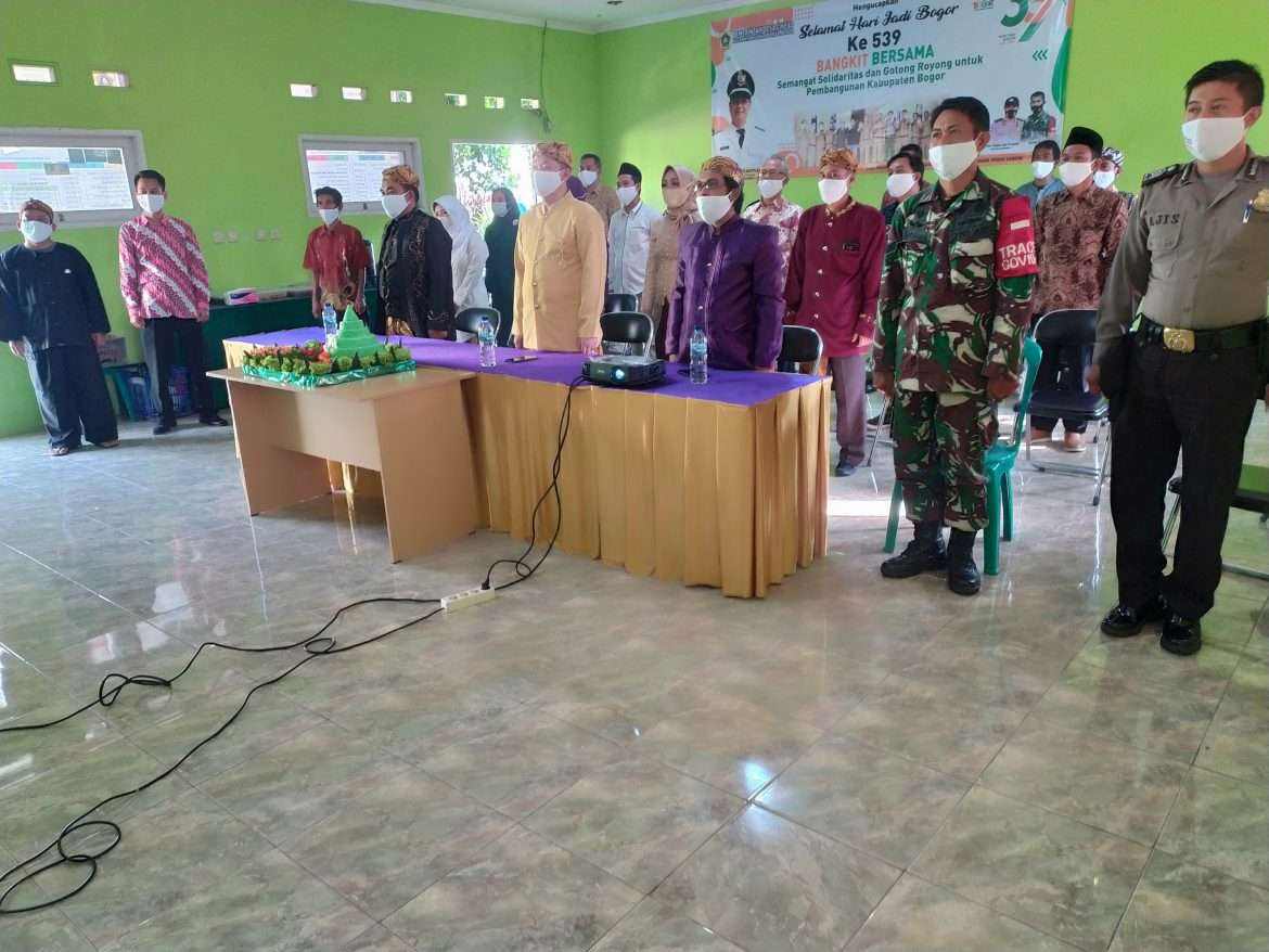 Babinsa Cikeas Hadiri Perayaan Hari Jadi Bogor 539 Bersama Pemdes