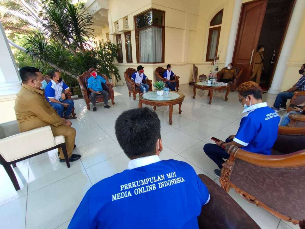 H.Wahidin Halim Terima Kunjungan Pengurus MOI Banten Di Rumah Dinasnya