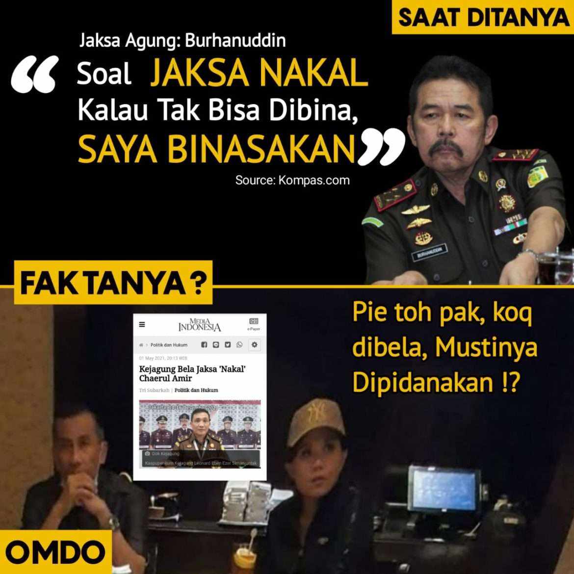 Kasus Eks Sesjamdatun Chaerul Amir dan Markus Natalia Rusli, LSM Cerdas Hukum: Jaksa Agung Omdo, Oknum Jaksa Main Kasus Dipelihara dan Dibela